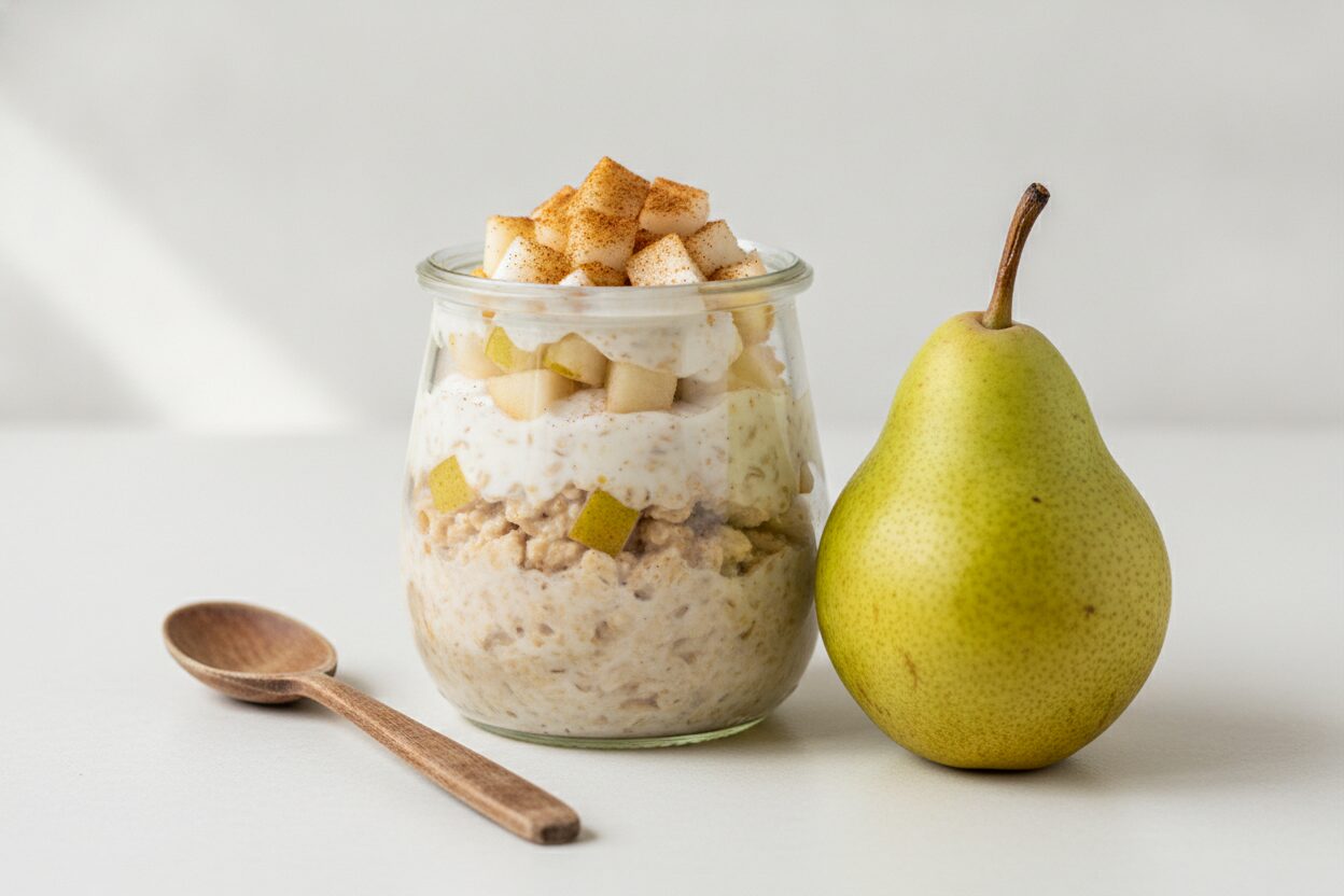 Birnen-Zimt-Overnight-Oats