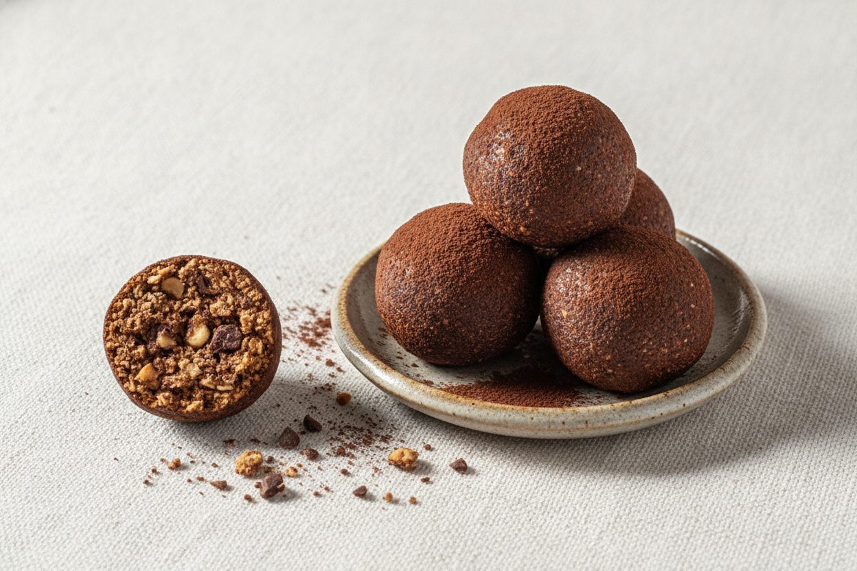 Hafer-Kakao Energy Balls