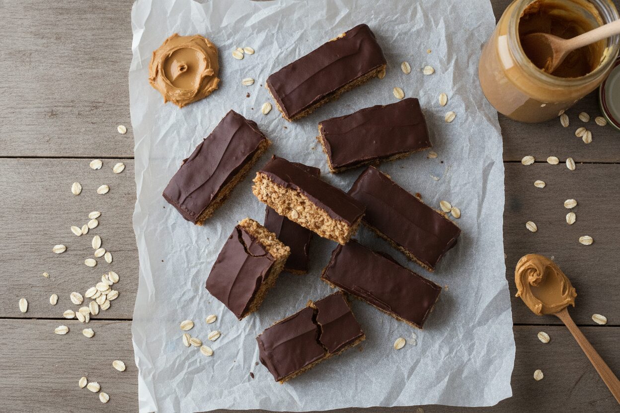 Hafer-Schoko-Riegel (No-Bake)